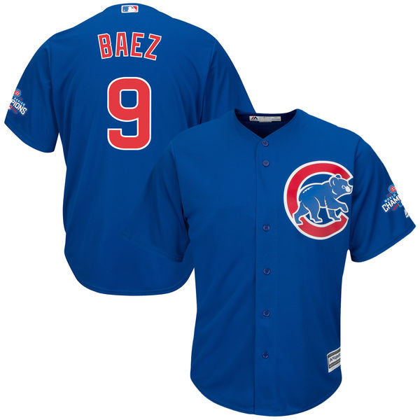 Javier Baez Chicago Cubs royal jersey
