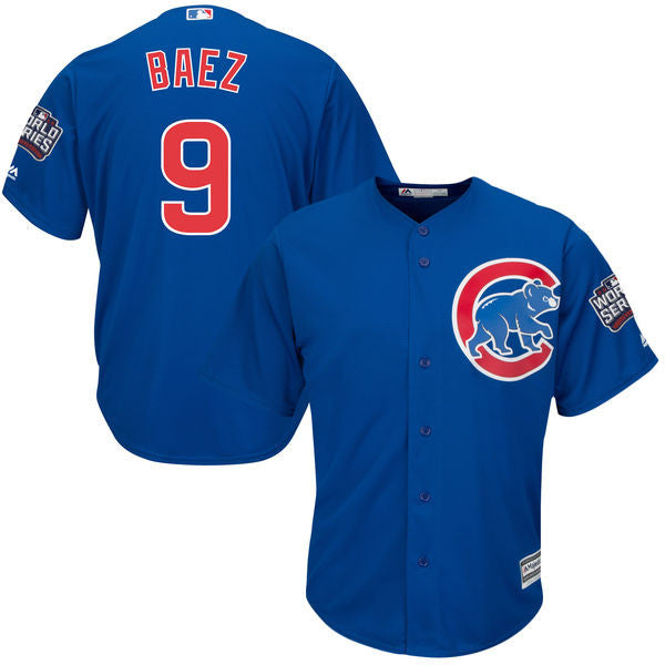Javier Baez Chicago Cubs royal jersey