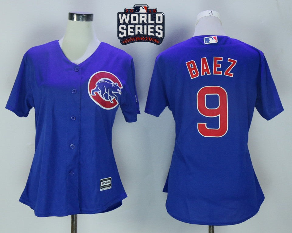 Javier Baez Chicago Cubs royal jersey