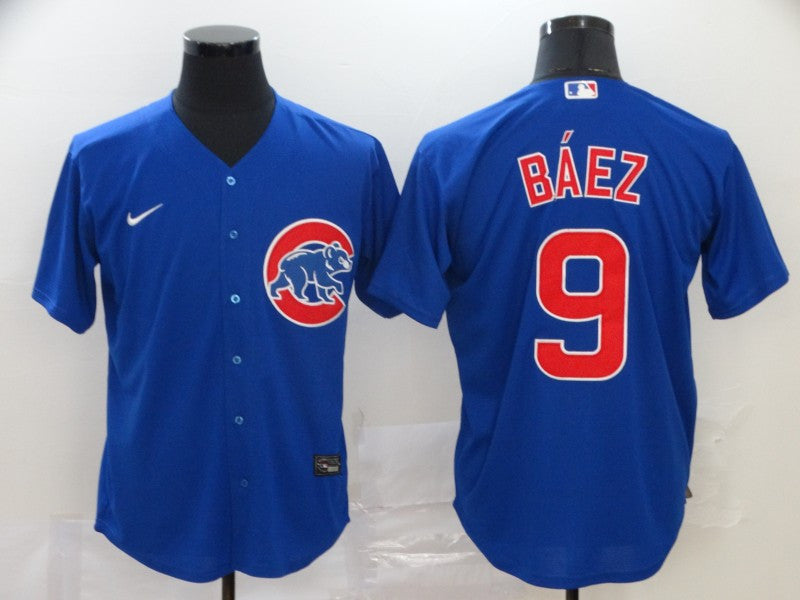 Javier Baez Chicago Cubs royal jersey