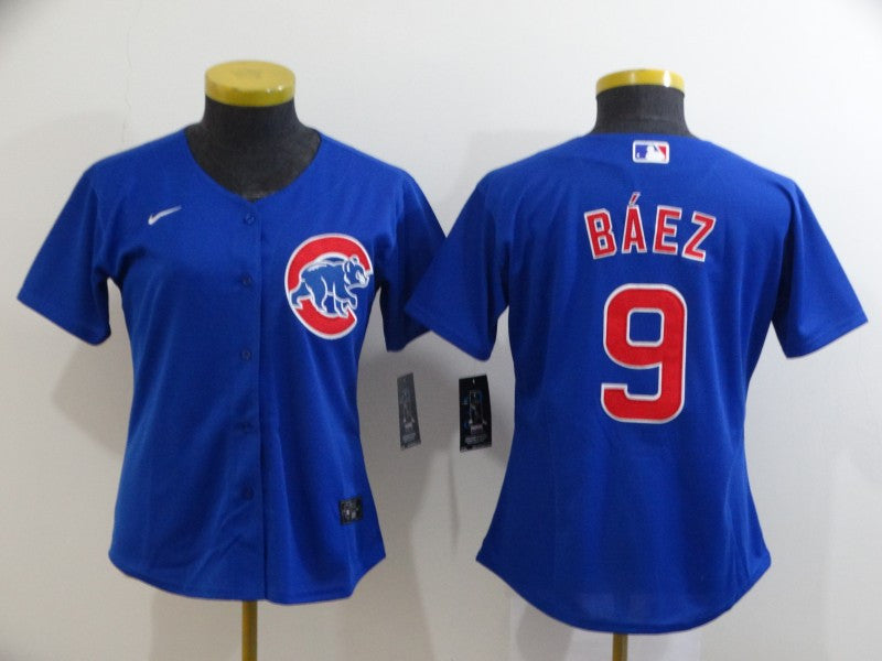 Javier Baez Chicago Cubs royal jersey