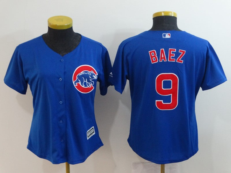Javier Baez Chicago Cubs royal jersey