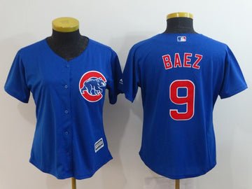 Javier Baez Chicago Cubs royal jersey