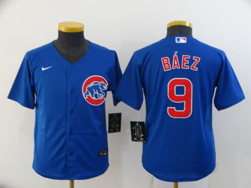 Javier Baez Chicago Cubs royal jersey