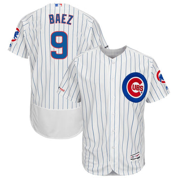 Javier Baez Chicago Cubs white jersey