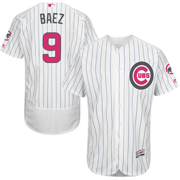 Javier Baez Chicago Cubs white jersey