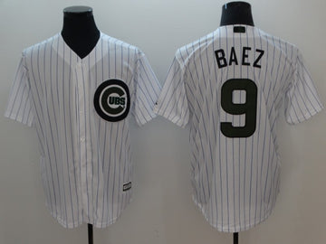 Javier Baez Chicago Cubs white jersey