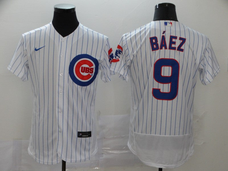Javier Baez Chicago Cubs white jersey