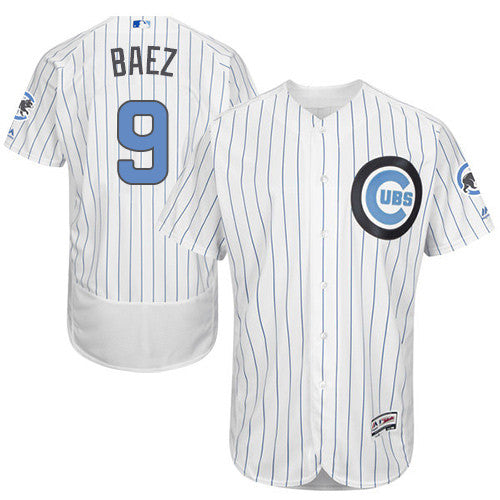 Javier Baez Chicago Cubs white jersey