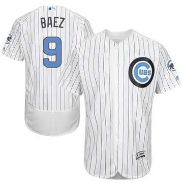 Javier Baez Chicago Cubs white jersey