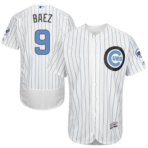 Javier Baez Chicago Cubs white Authentic jersey