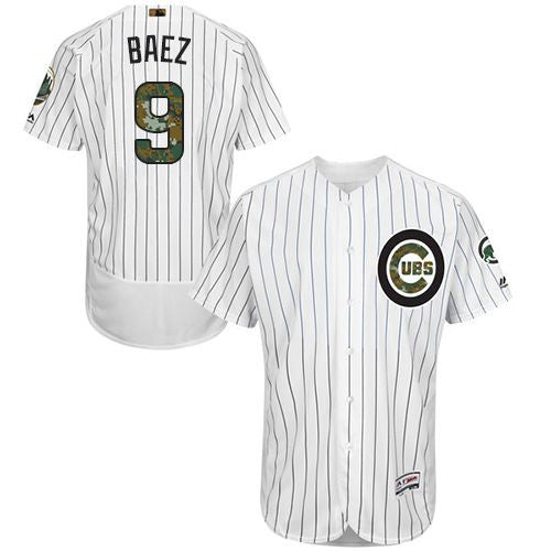 Javier Baez Chicago Cubs white Authentic jersey