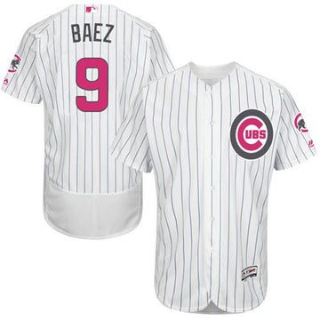 Javier Baez Chicago Cubs white Authentic jersey