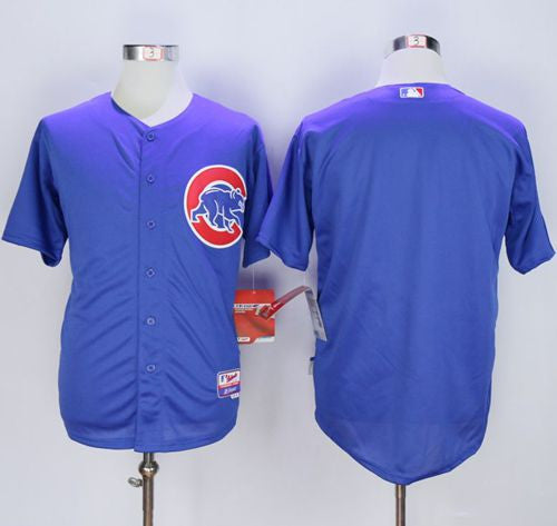 Custom Chicago Cubs blue jersey