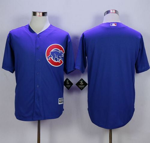 Custom Chicago Cubs blue jersey