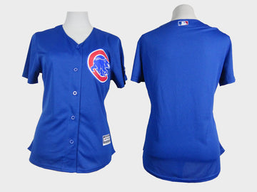 Custom Chicago Cubs blue jersey