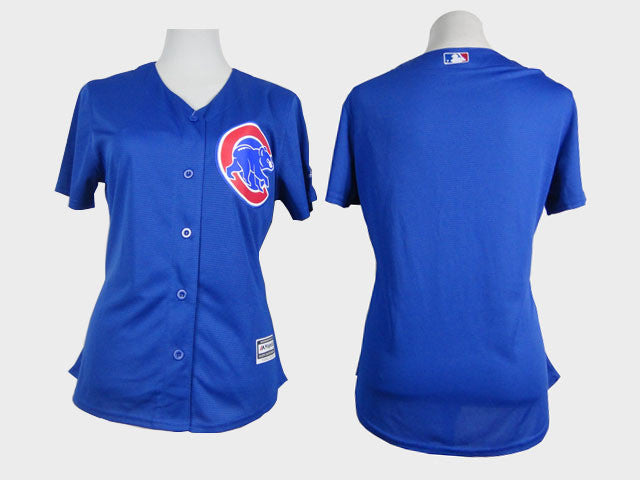 Custom Chicago Cubs blue jersey