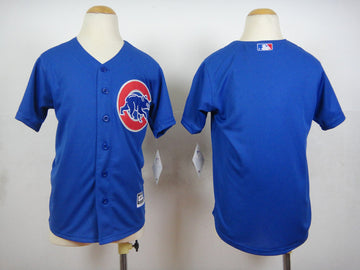 Custom Chicago Cubs blue jersey