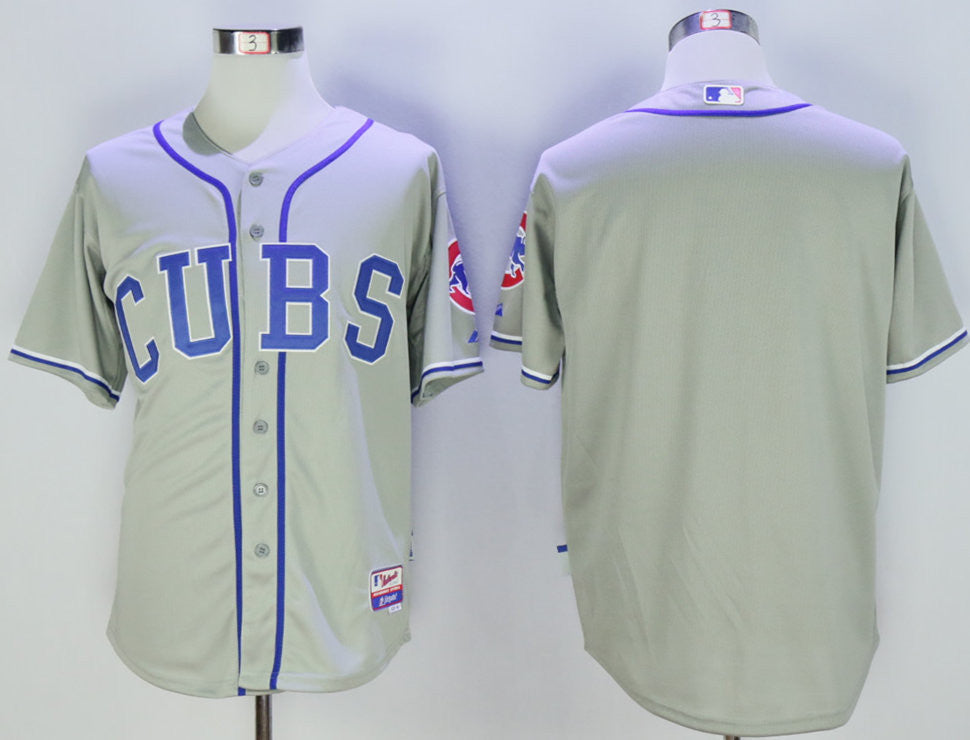 Custom Chicago Cubs grey jersey