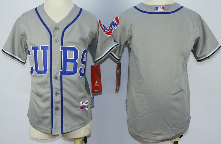 Custom Chicago Cubs grey jersey