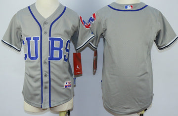 Custom Chicago Cubs grey jersey