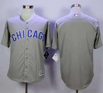 Custom Chicago Cubs grey Road jersey