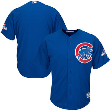 Custom Chicago Cubs royal jersey