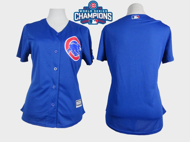 Custom Chicago Cubs royal jersey