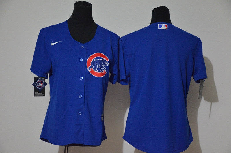 Custom Chicago Cubs royal jersey