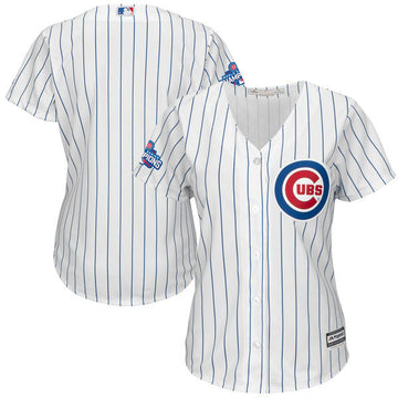 Custom Chicago Cubs white jersey