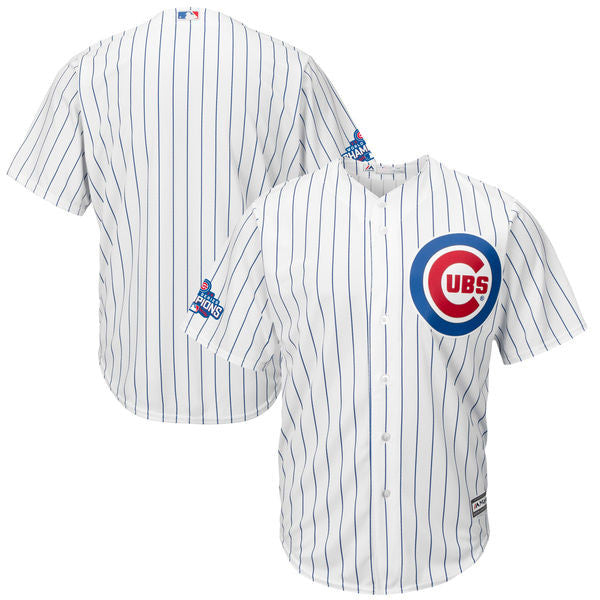 Custom Chicago Cubs white jersey