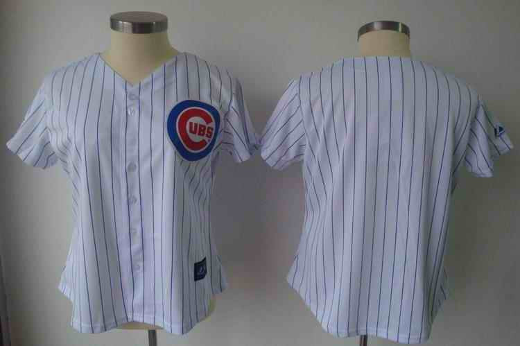 Blank White Chicago Cubs blue jersey