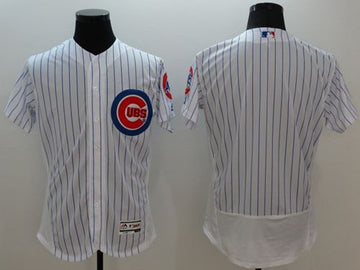 Custom Chicago Cubs white Authentic jersey