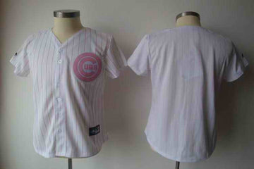 Blank White Chicago Cubs pink jersey