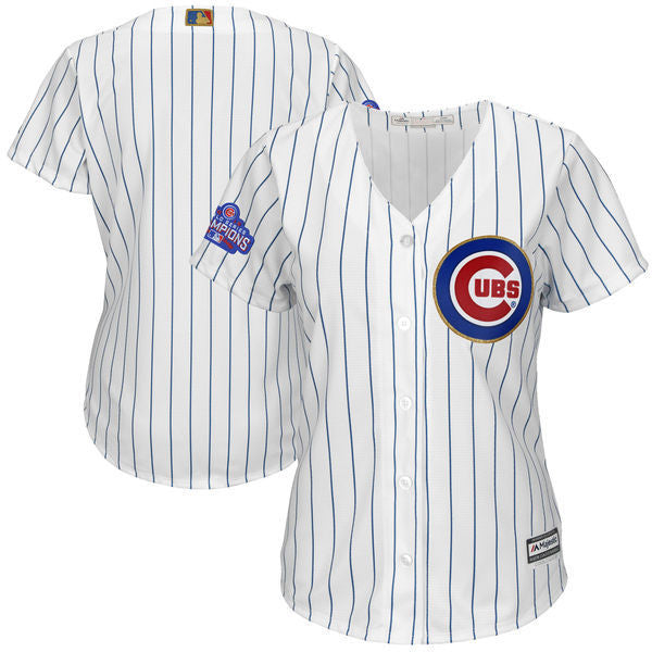 Custom Chicago Cubs white jersey