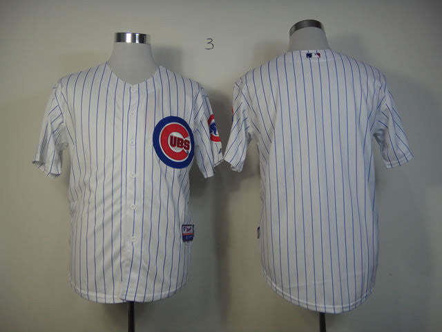 Blank White Chicago Cubs blue jersey