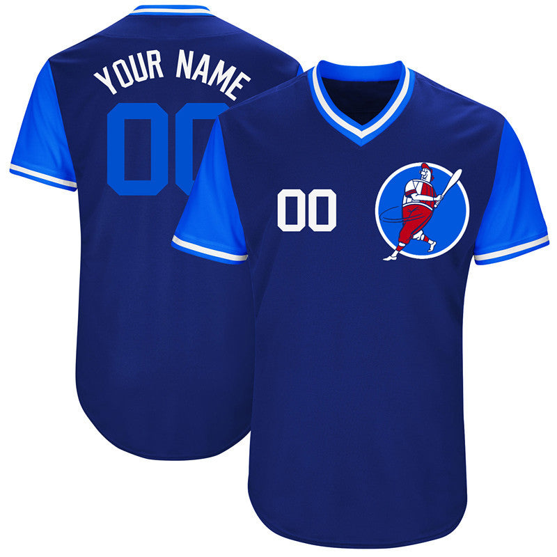 Chicago Cubs blue jersey