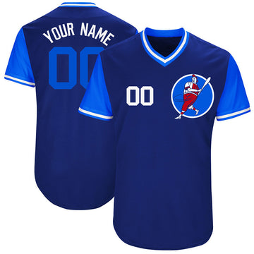 Chicago Cubs blue jersey
