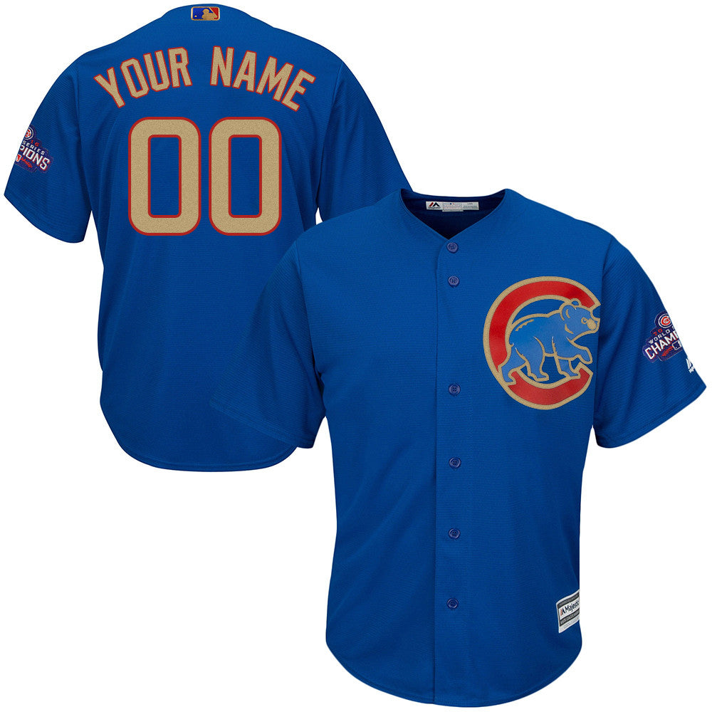 Chicago Cubs blue jersey