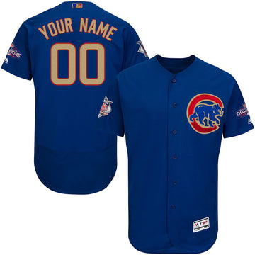 Chicago Cubs blue jersey