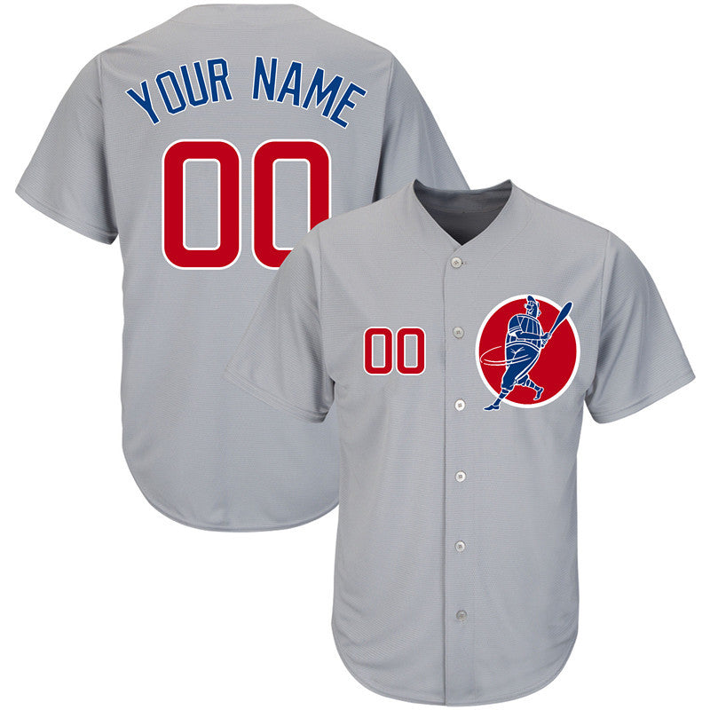 Chicago Cubs gray jersey