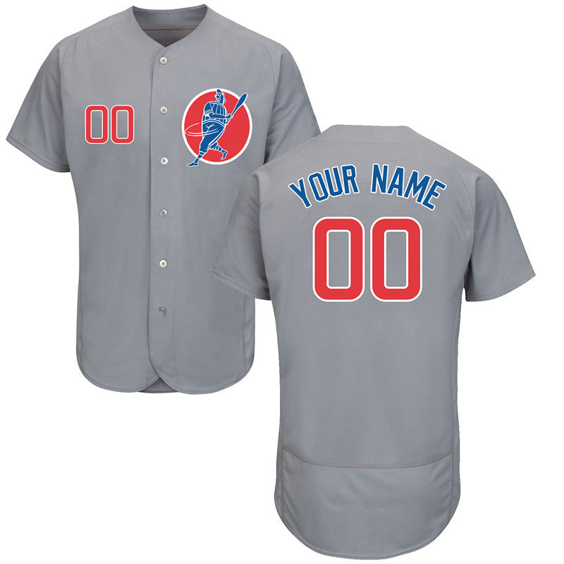 Chicago Cubs gray jersey