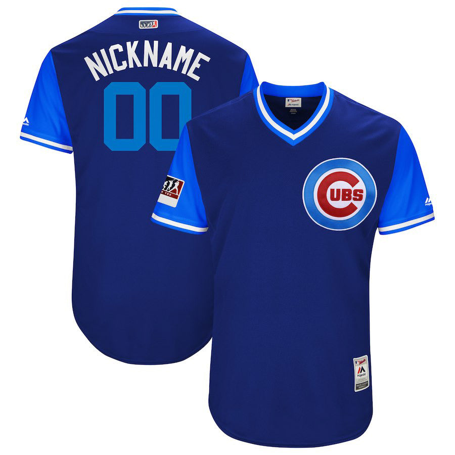 Chicago Cubs royal Authentic jersey