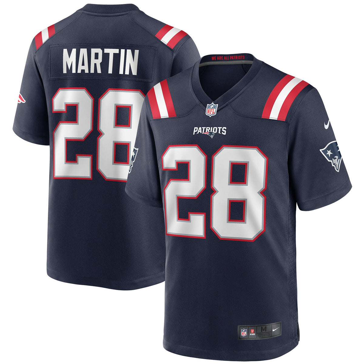 Curtis Martin New England Patriots navy Game jersey