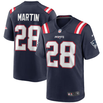 Curtis Martin New England Patriots navy Game jersey