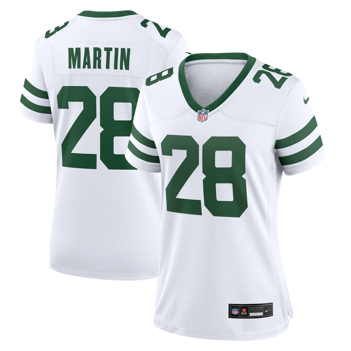 Curtis Martin New York Jets white jersey