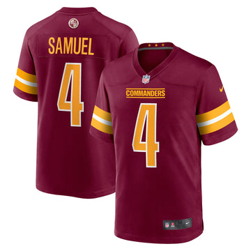 Curtis Samuel Washington Commanders burgundy Game jersey