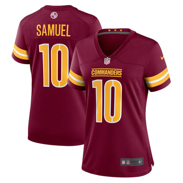 Curtis Samuel Washington Commanders burgundy jersey
