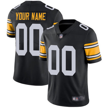 Custom Pittsburgh Steelers black Limited jersey