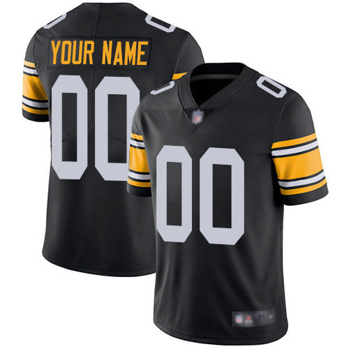 Custom Pittsburgh Steelers black Limited jersey